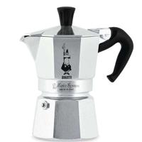 Italiaanse koffiezetter - BIALETTI - Moka Express - Geschikt voor alle kookplaten behalve inductie - 2 kopjes - 90 ml - Roestvrij staal
