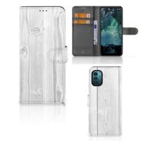 Nokia G11 | G21 | Book Style Case | White Wood