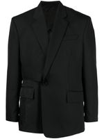 SONGZIO blazer à design asymétrique - Noir