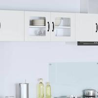 Keukenkast Wit 80 x 31 x 40 cm Bewerkt hout