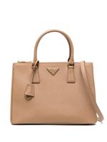 Prada grand sac cabas Galleria - Marron - thumbnail