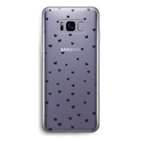 Kleine kattenkopjes: Samsung Galaxy S8 Transparant Hoesje