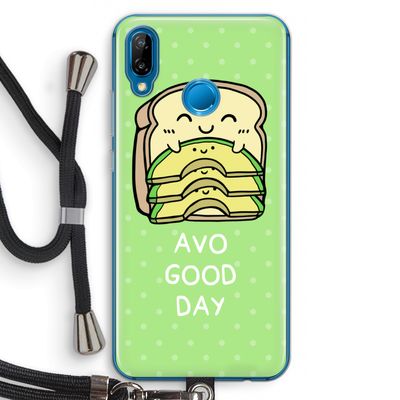 Avo Good Day: Huawei P20 Lite Transparant Hoesje met koord