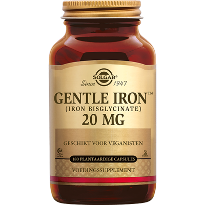 Solgar Gentle Iron 20 mg Capsules