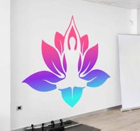 Stickers sport Mandala en yoga zelfklevende sticker