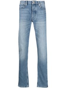 Emporio Armani jean droit à taille mi-haute - Bleu