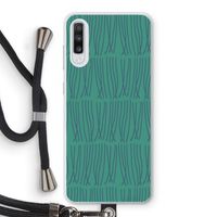 Swirls: Samsung Galaxy A70 Transparant Hoesje met koord