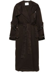 Blumarine trench à taille ceinturée - Marron