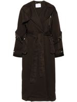 Blumarine trench à taille ceinturée - Marron