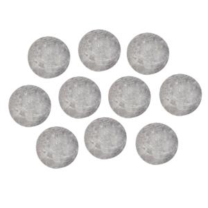 Magneten rond - zelfklevend - grijs - 10x stuks - 10 x 3 mm - Hobby artikelen   -