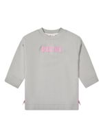 PUCCI Junior sweat en coton à logo floqué - Gris