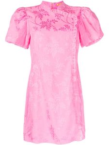 Kitri robe courte Philippa à motif en jacquard - Rose