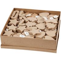 Creativ Company Kersthangers, h: 7-8 cm, 174 stuk/ 1 doos Creativ Company Kersthangers, h: 7-8 cm, 174 stuk/ 1 doos