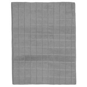 Afwas afdruipmat keuken - absorberend - microvezel - grijs - 38 x 50 cm