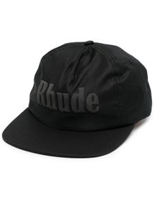 RHUDE casquette à logo imprimé - Noir