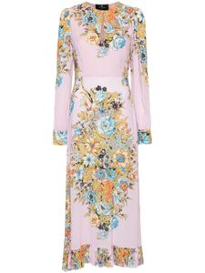 ETRO robe longue à fleurs - Rose