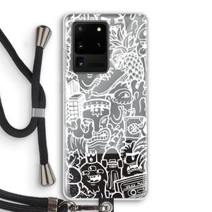 Vexx Mixtape #2: Samsung Galaxy S20 Ultra Transparant Hoesje met koord
