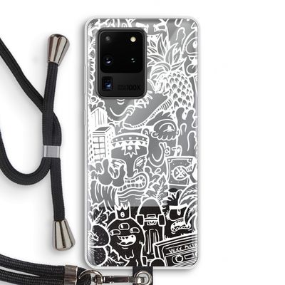 Vexx Mixtape #2: Samsung Galaxy S20 Ultra Transparant Hoesje met koord