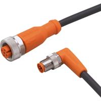 ifm Electronic EVC374 Verbindingskabel Aantal polen (sensoren): 4, 5 Stekker, haaks, Bus, recht 0.3 m 1 stuk(s)