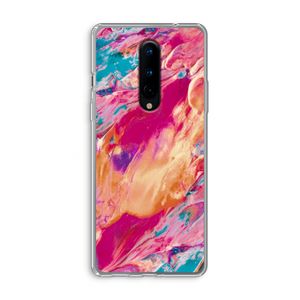 Pastel Echoes: OnePlus 8 Transparant Hoesje
