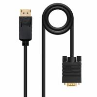 Adapter DisplayPort naar VGA NANOCABLE 10.15.4401 1 m Zwart