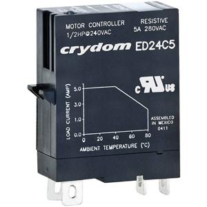 Crydom Halfgeleiderrelais ED24D5 5 A Schakelspanning (max.): 280 V/AC Schakelend bij overbelasting 1 stuk(s)