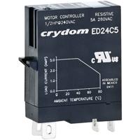 Crydom Halfgeleiderrelais ED24D5 5 A Schakelspanning (max.): 280 V/AC Schakelend bij overbelasting 1 stuk(s) - thumbnail