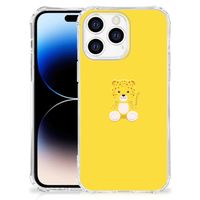 Apple iPhone 14 Pro Max Stevig Bumper Hoesje Baby Leopard - thumbnail