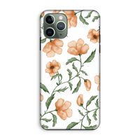 Peachy flowers: iPhone 11 Pro Tough Case