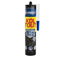Bevestigings- en afdichtingslijm - CYANOLIT - Total tech - Zwart - 290 ml koker - Multifunctioneel - Hoge weerstand en flexibel
