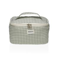 Reistasje Versa Vichy Groen Polyester Textiel 12 x 12 x 20 cm