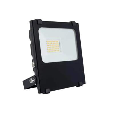 Breedstraler Pro zwart met 20W led lamp verstelbaar