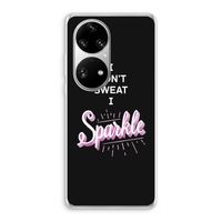 Sparkle quote: Huawei P50 Pro Transparant Hoesje