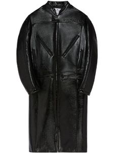 Courrèges manteau Racer - Noir