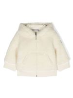 Moncler Enfant fleece zip-up hoodie - Blanc