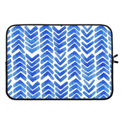 Blauwe pijlen: Laptop sleeve 13 inch