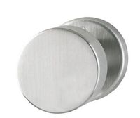 Hoppe knop op rozet E58/42 rvs - thumbnail