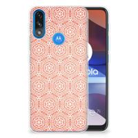 Motorola Moto E7/E7i Power | TPU bumper | Pattern Orange