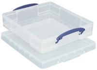 Really Useful Box opbergdoos 7 liter met divider, transparant