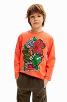 Dinosaurussen T-shirt Desigual - ORANGE - 5/6 - thumbnail