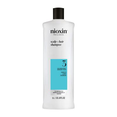 Nioxin System 3 Shampoo 1000ml | Voor Dunner Wordend Haar