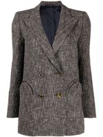 Blazé Milano blazer Antara à revers pointus - Marron