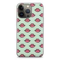 Lipjes: iPhone 13 Pro Transparant Hoesje Lipjes: iPhone 13 Pro Transparant Hoesje