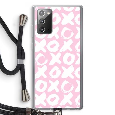 XOXO: Samsung Galaxy Note 20 / Note 20 5G Transparant Hoesje met koord