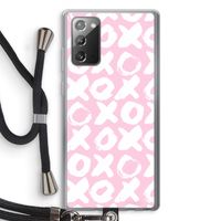 XOXO: Samsung Galaxy Note 20 / Note 20 5G Transparant Hoesje met koord