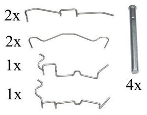 Accessoireset, schijfremblok 1650Q