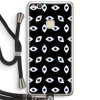 Eyes pattern: Huawei Ascend P10 Lite Transparant Hoesje met koord