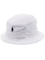 Polo Ralph Lauren bob à logo Polo Pony - Blanc
