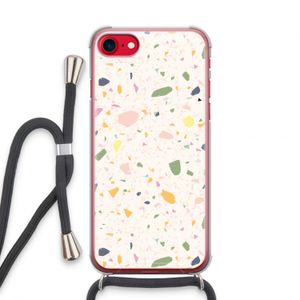 Terrazzo N°21: iPhone SE 2020 Transparant Hoesje met koord