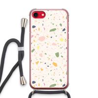Terrazzo N°21: iPhone SE 2020 Transparant Hoesje met koord